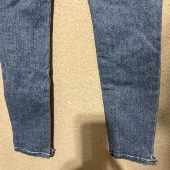 Frame Womens Jeans Size 26 Blue Le High Skinny Medium Wash Denim Raw hems - Picture 5 of 7